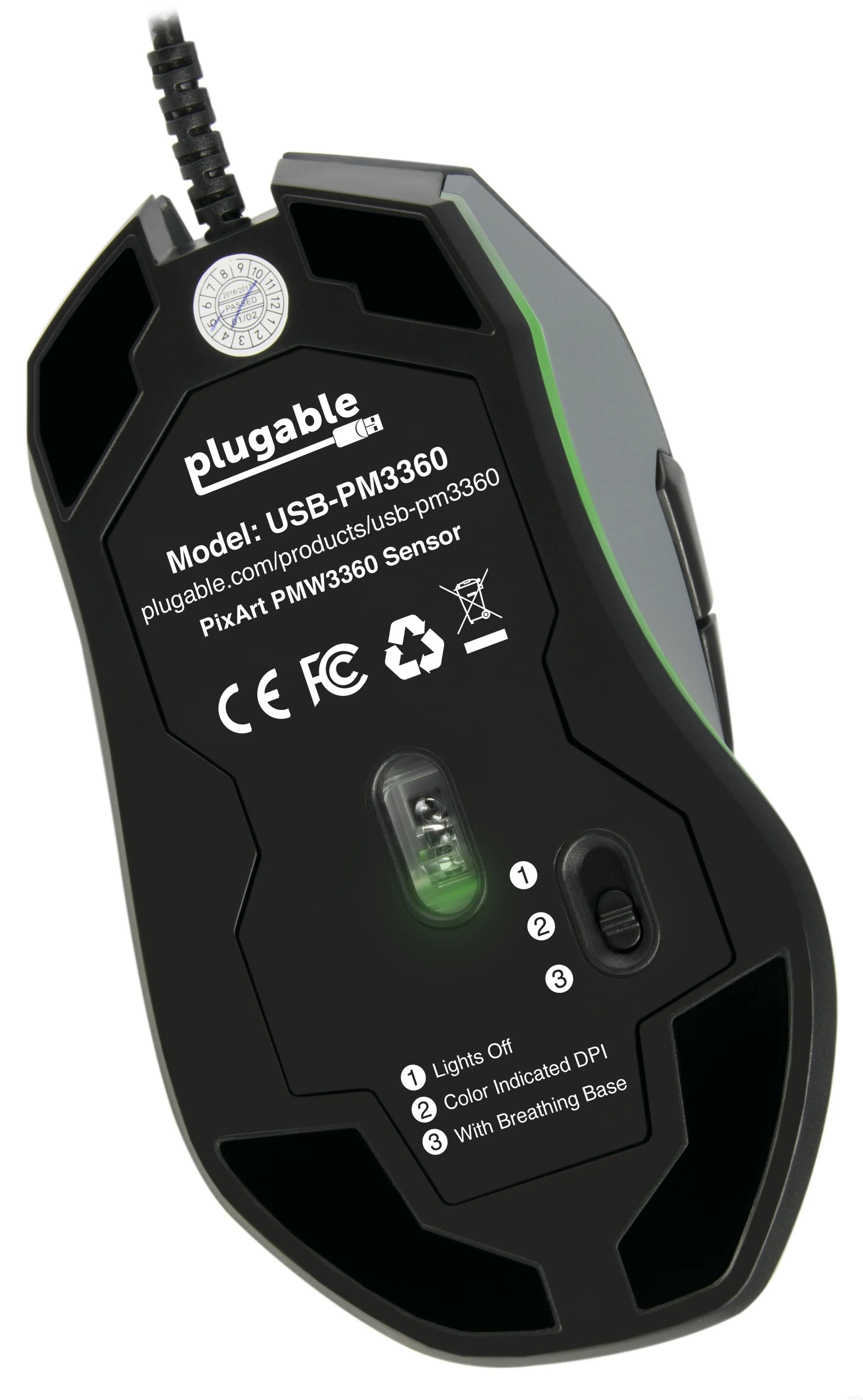 Plugable Performance Mouse for Gaming and Precision