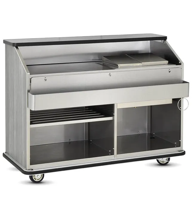 Portable Bar With Stainless Steel Working Side - CB-55 with Full Bumper