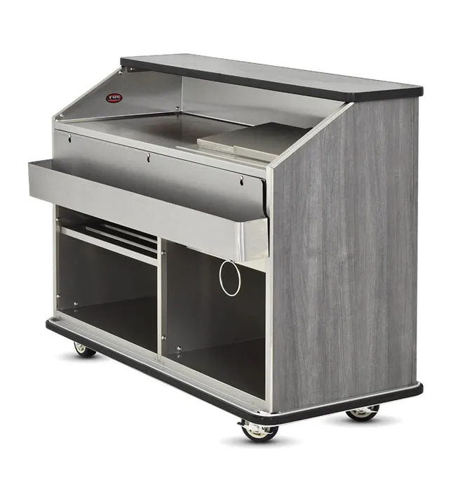 Portable Bar With Stainless Steel Working Side - CB-55 with Full Bumper