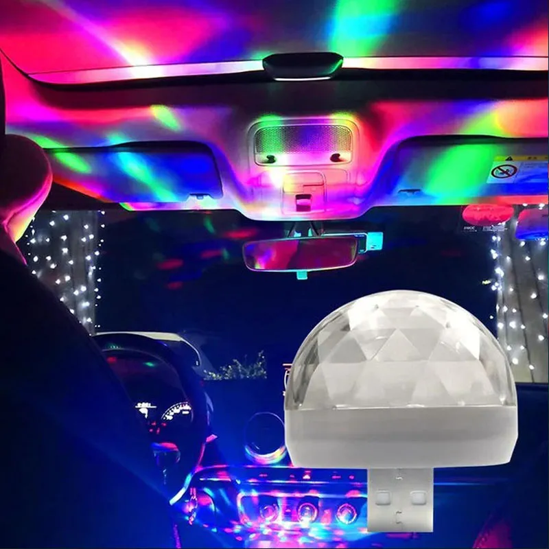 Portable Mini USB LED DJ Disco Ball Light 4W