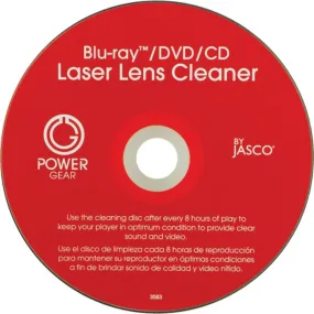 Power Gear 33628 Laser Lens Cleaner for CD, DVD & Blu-ray