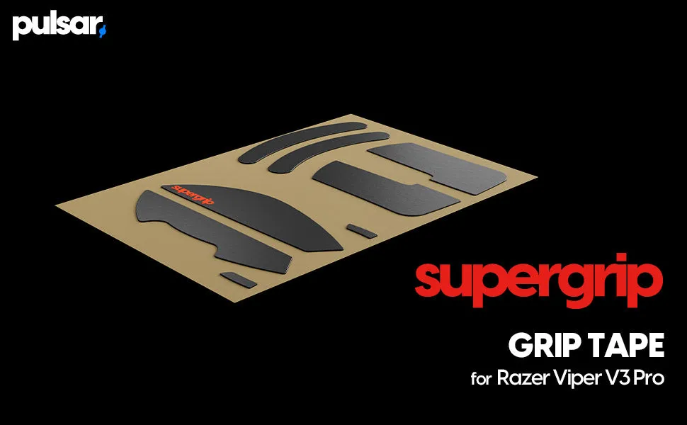 Pulsar Supergrip Grip Tape for Razer Viper V3 Pro