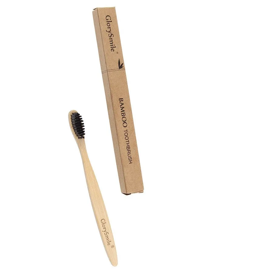 PureBamboo Gentle Care Brush - Natural Pure Bamboo Toothbrush