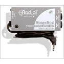 Radial SB-5 Compact Stereo DI For Computers W/ Attached Cable Stereo or Mono Out