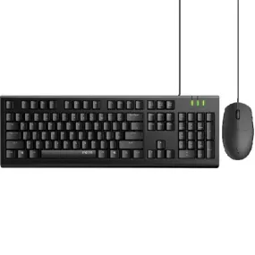 Rapoo X120Pro Wired Keyboard And Mouse Combo Black