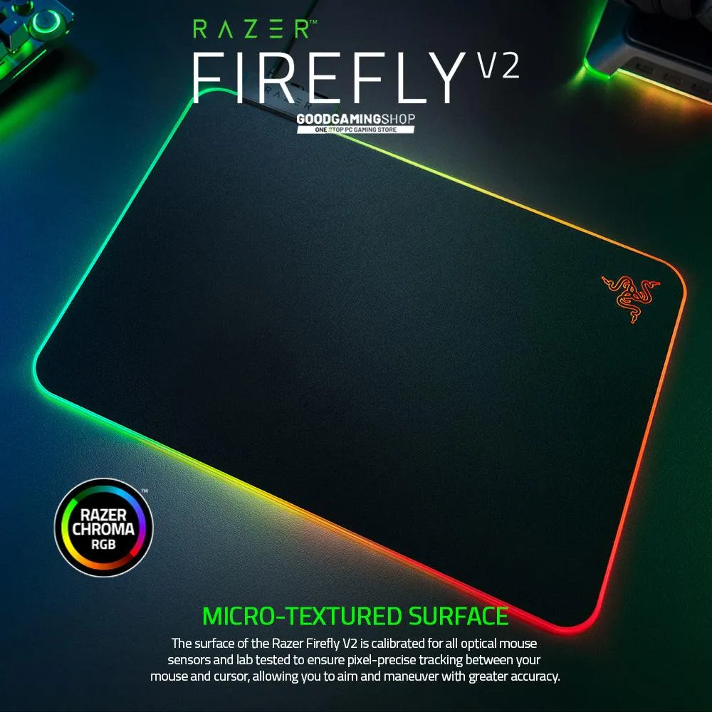 Razer Firefly V2 Chroma RGB Mouse Pad