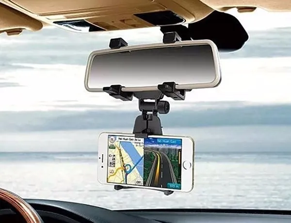 Rearview Mirror Mobile Phone Bracket for Navigation and Recording