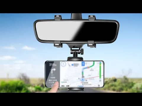 Rearview Mirror Mobile Phone Bracket for Navigation and Recording