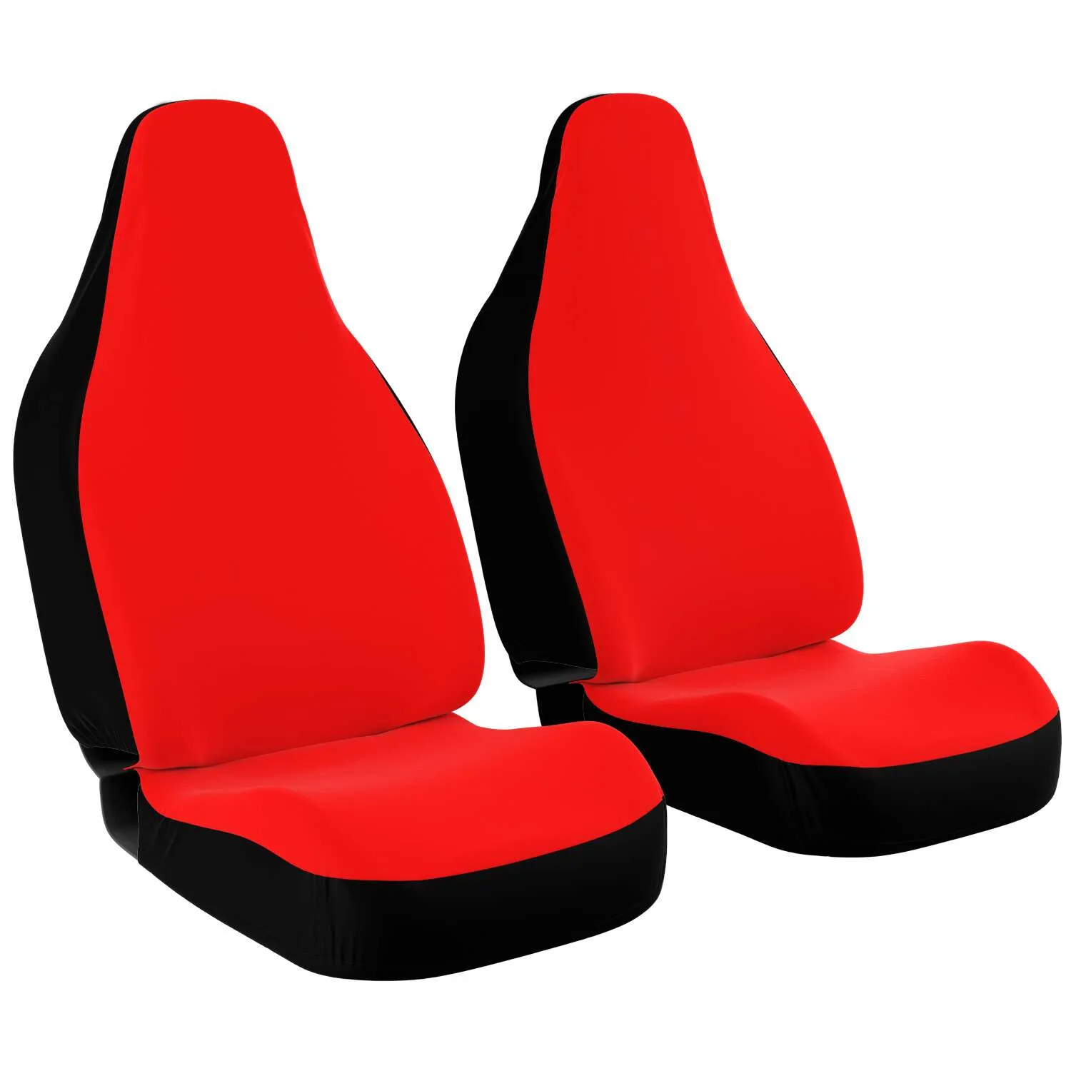 Red Car Seat Covers, Solid Red Colour Designer Bestselling Essential Premium Car Accessory