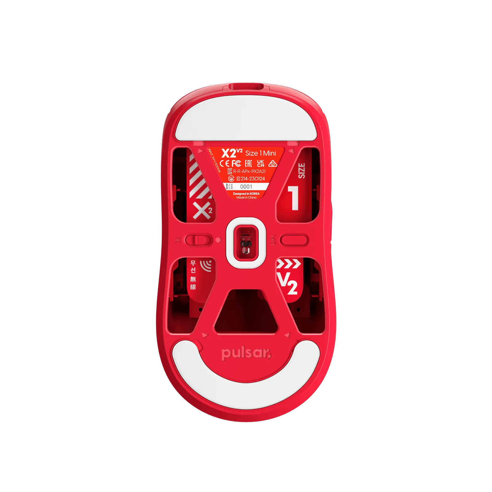 [Red Edition] X2 v2 Mini Gaming Mouse