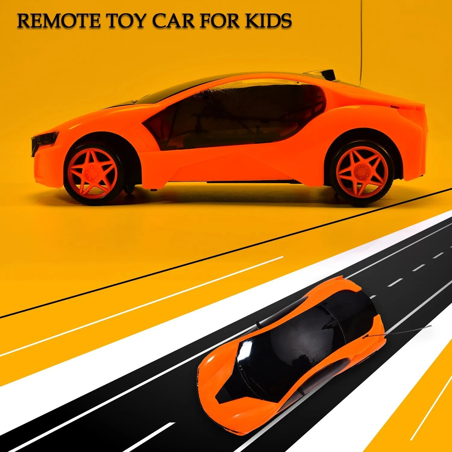 Remote Control Fast Modern Racing Car 3D Light with Go Forward And Backward