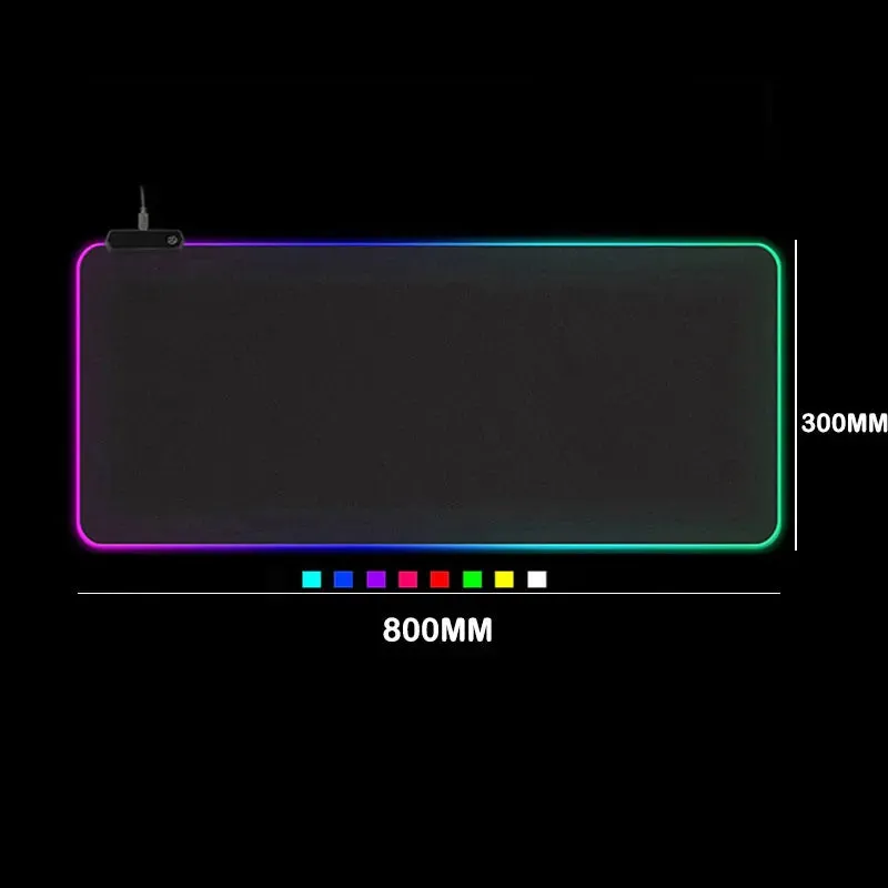 RGB Gaming Mouse Pad W/No Print