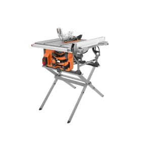 RIDGID 15 Amp 10 in. Table Saw with Folding Stand