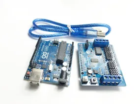 Robot Controller Development KIT For Arduino UNO R3 2 Way Motor 16 Way Servo Shield for Mobile Robot Arm Tank Car Chassis