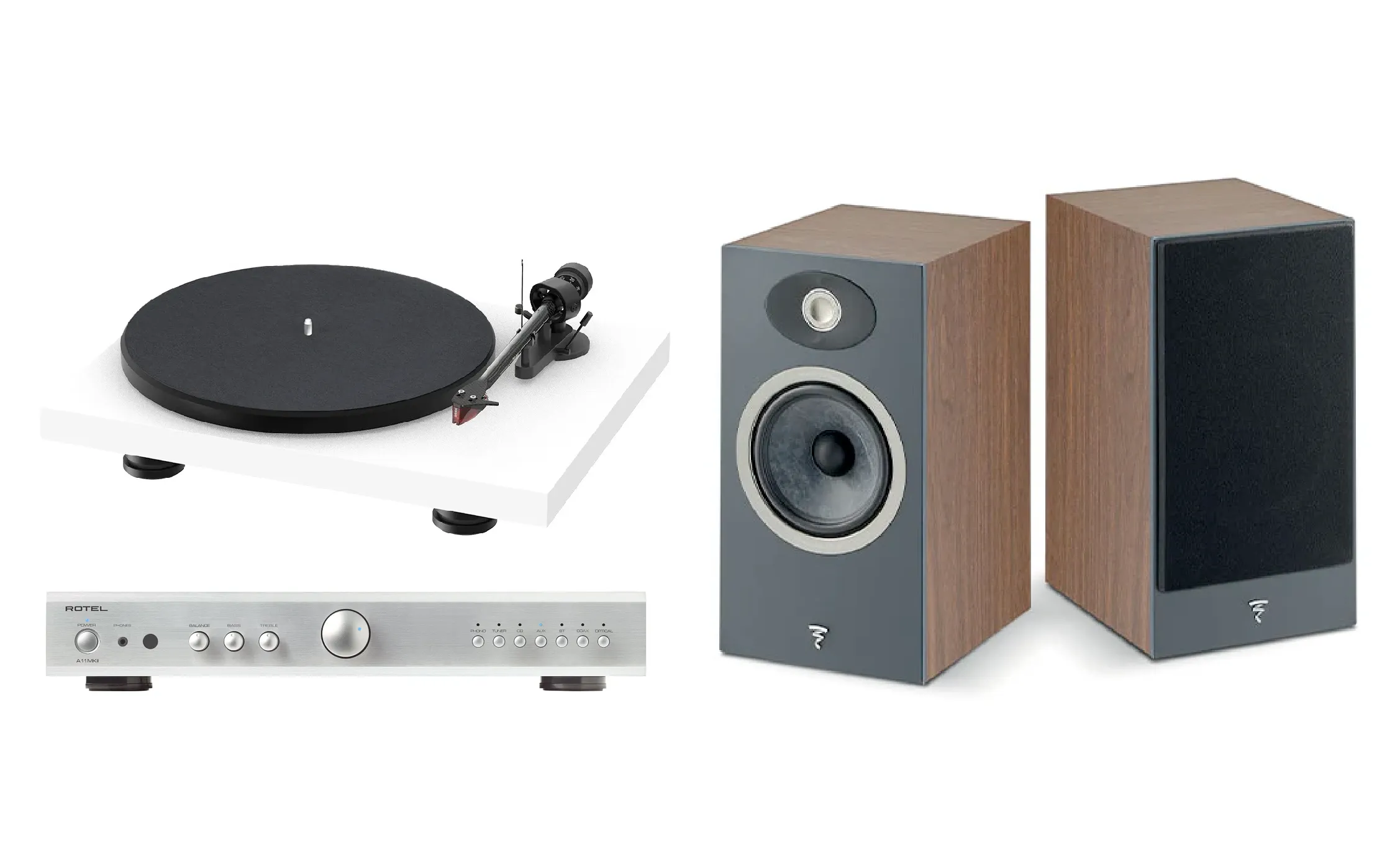 Rotel, Focal & Pro-Ject Vinyl HiFi System