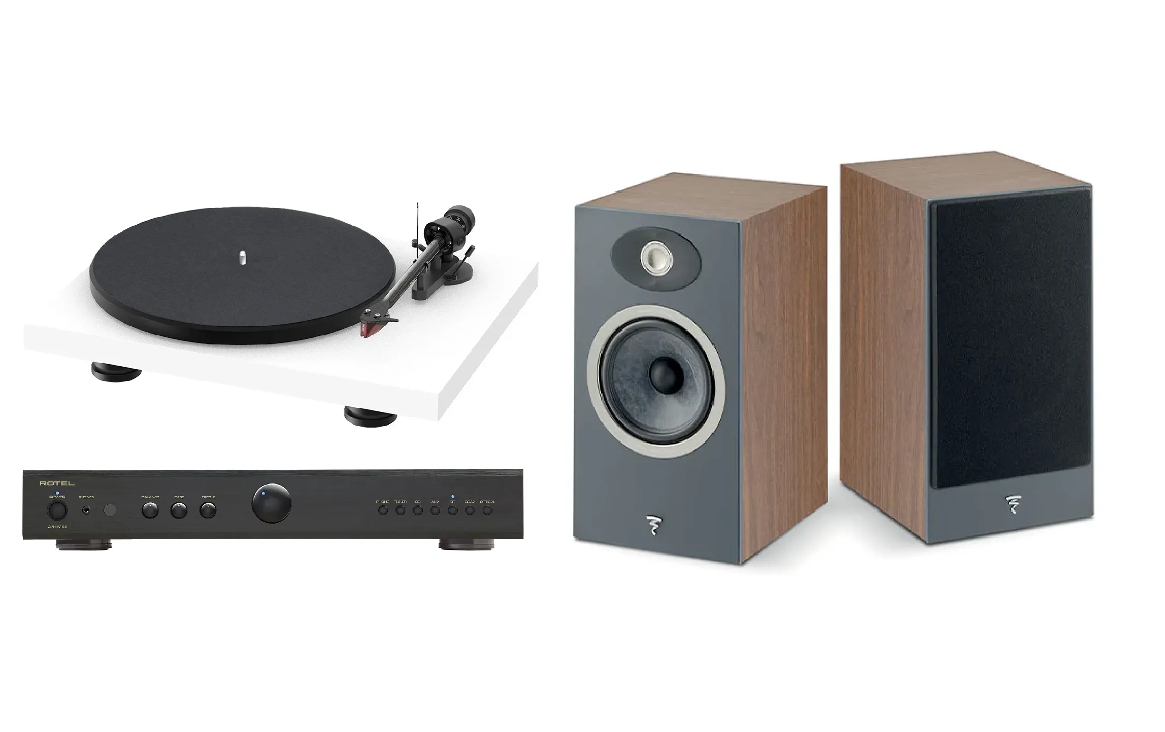 Rotel, Focal & Pro-Ject Vinyl HiFi System