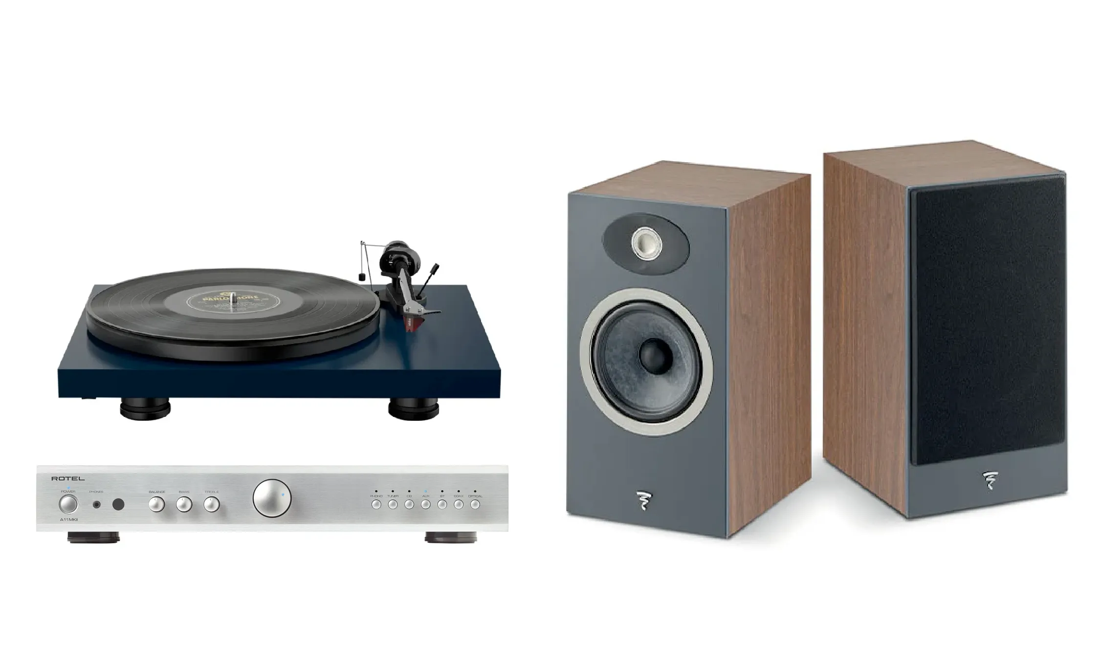 Rotel, Focal & Pro-Ject Vinyl HiFi System