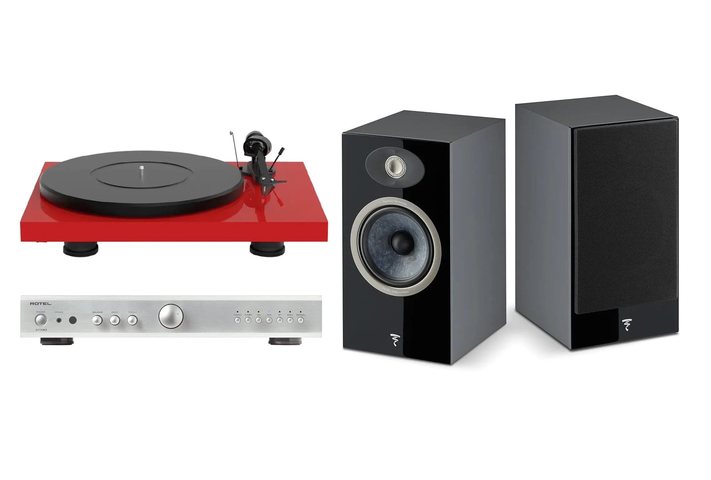 Rotel, Focal & Pro-Ject Vinyl HiFi System