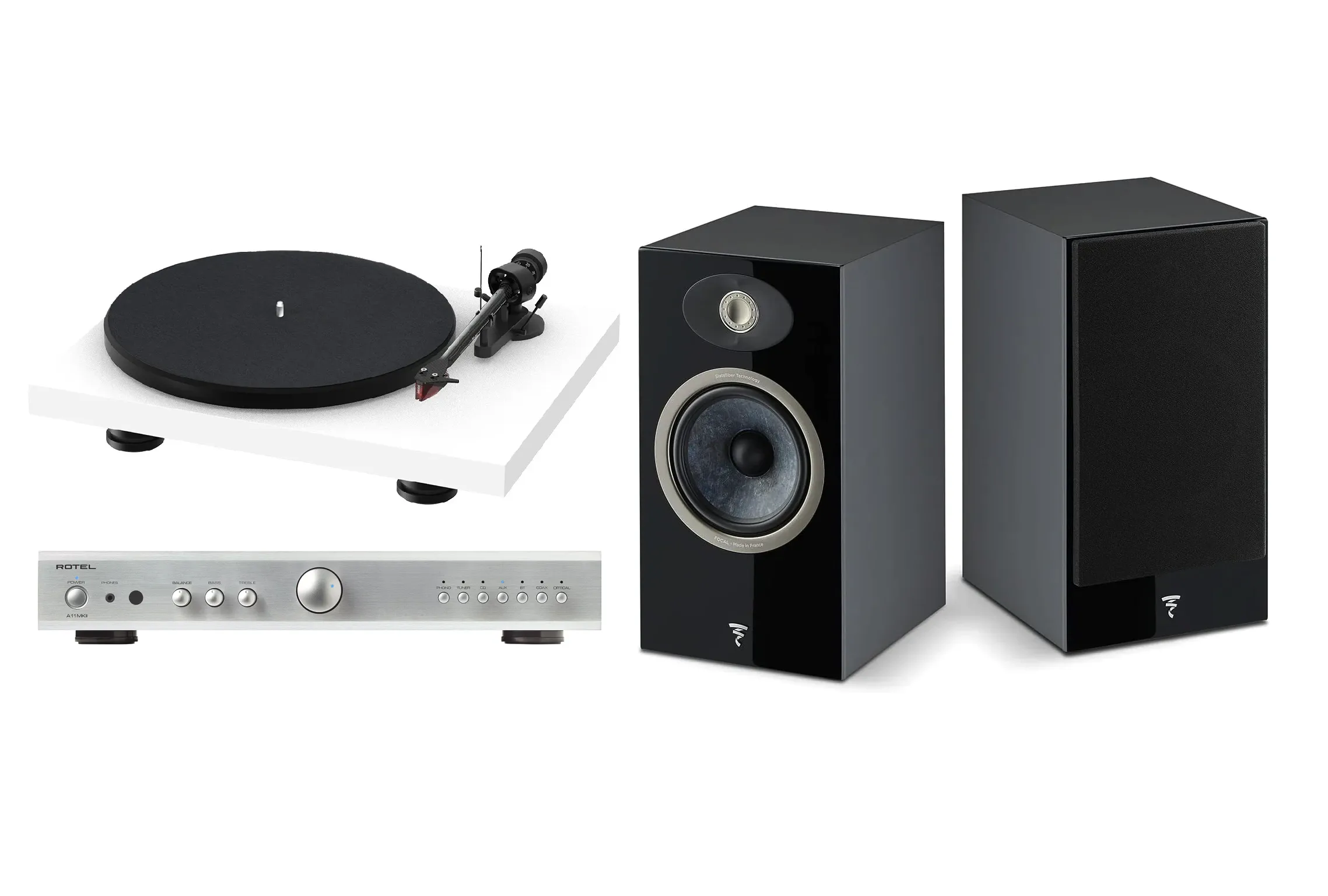 Rotel, Focal & Pro-Ject Vinyl HiFi System