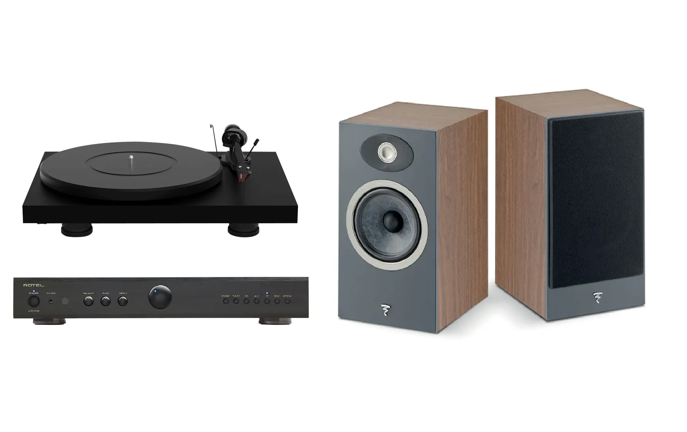 Rotel, Focal & Pro-Ject Vinyl HiFi System