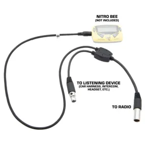 Rugged Radios Adapter for Scanner to 5-pin Car Harness, Headset, or Intercom