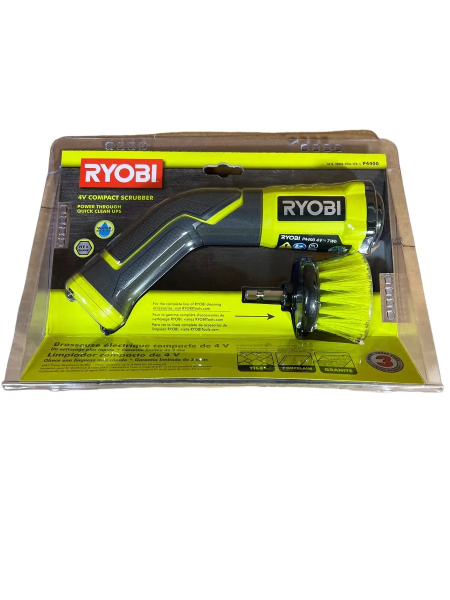 RYOBI 4-Volt Cordless Compact Scrubber