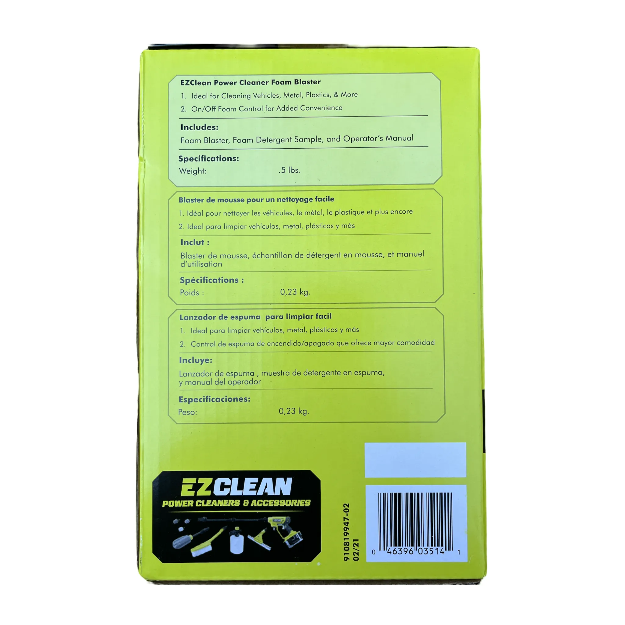 RYOBI EZClean Power Cleaner Foam Blaster Accessory