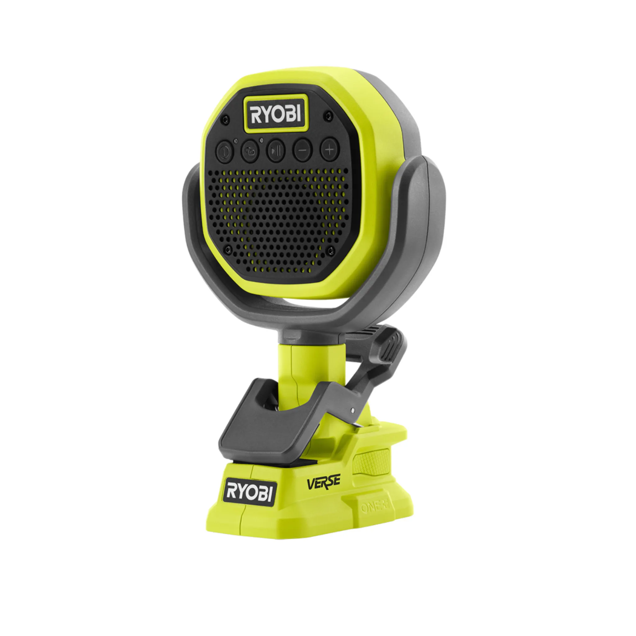 Ryobi ONE  18-Volt Cordless VERSE Clamp Speaker (Tool Only) - Factory Reconditioned