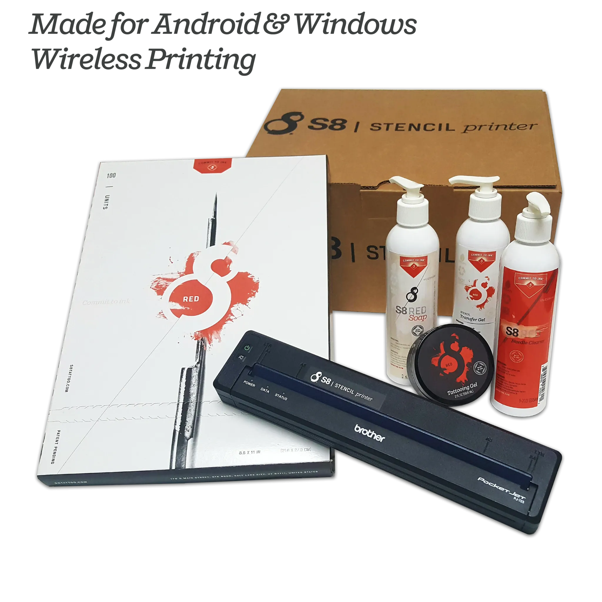 S8 Stencil Printer   Bluetooth ( Android & Windows Devices )