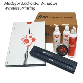 S8 Stencil Printer   Bluetooth ( Android & Windows Devices )