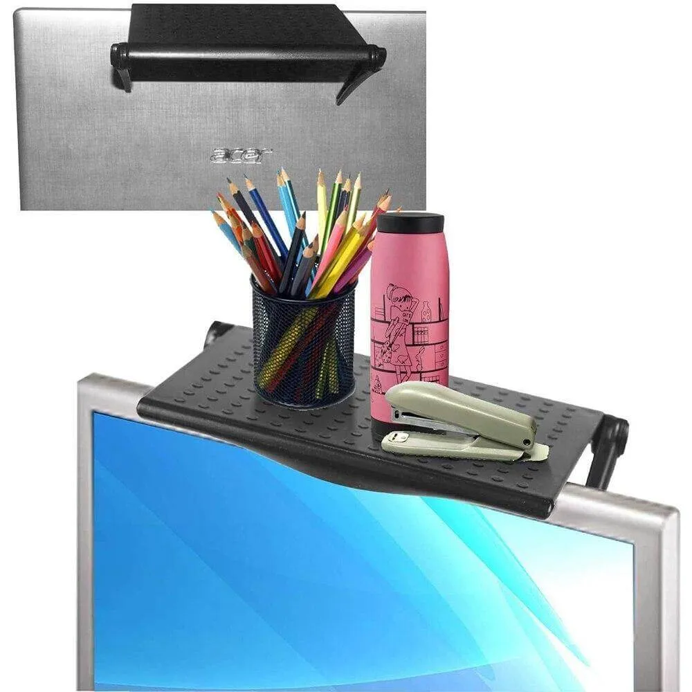 Screen Top Storage Shelf Holder