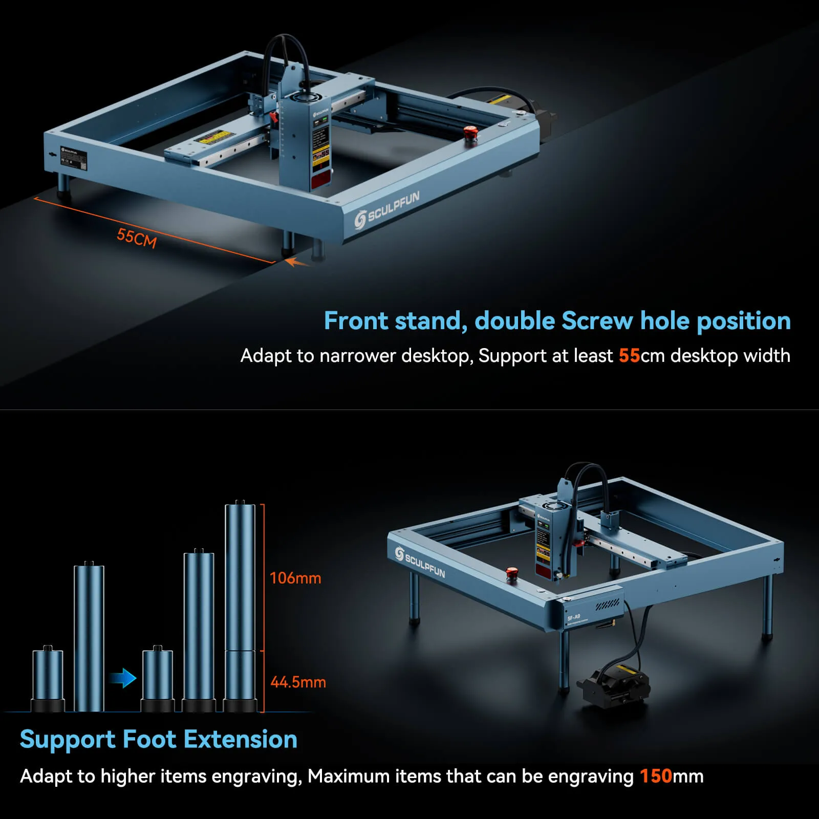 SCULPFUN SF-A9 40W Laser Engraver and Cutting Machine