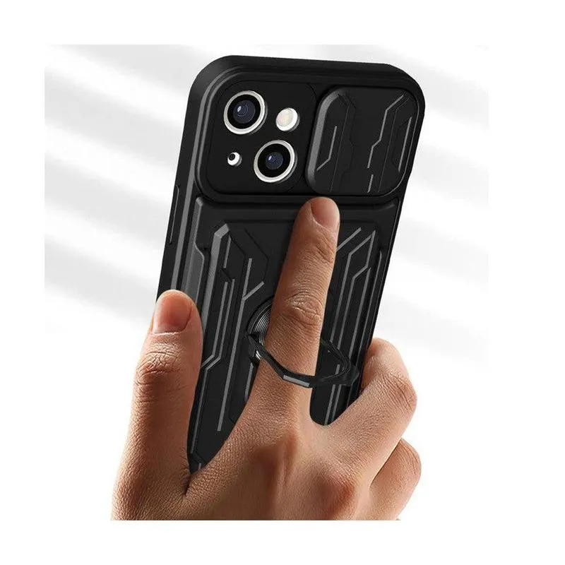 Shockproof Mobile Phone Cover w/- Camera Protection for iPhone 11 Black