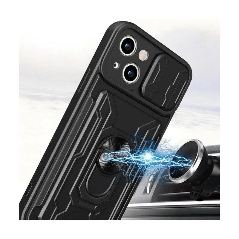 Shockproof Mobile Phone Cover w/- Camera Protection for iPhone 11 Black