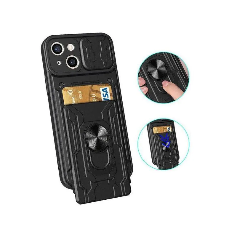 Shockproof Mobile Phone Cover w/- Camera Protection for iPhone 11 Black