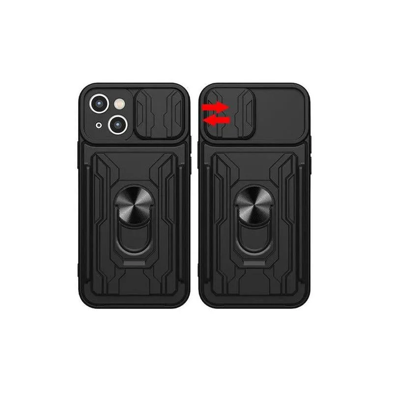 Shockproof Mobile Phone Cover w/- Camera Protection for iPhone 11 Black