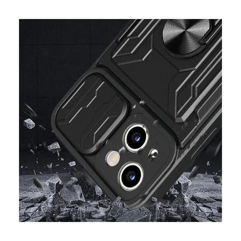 Shockproof Mobile Phone Cover w/- Camera Protection for iPhone 11 Black