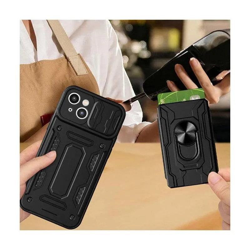 Shockproof Mobile Phone Cover w/- Camera Protection for iPhone 11 Black