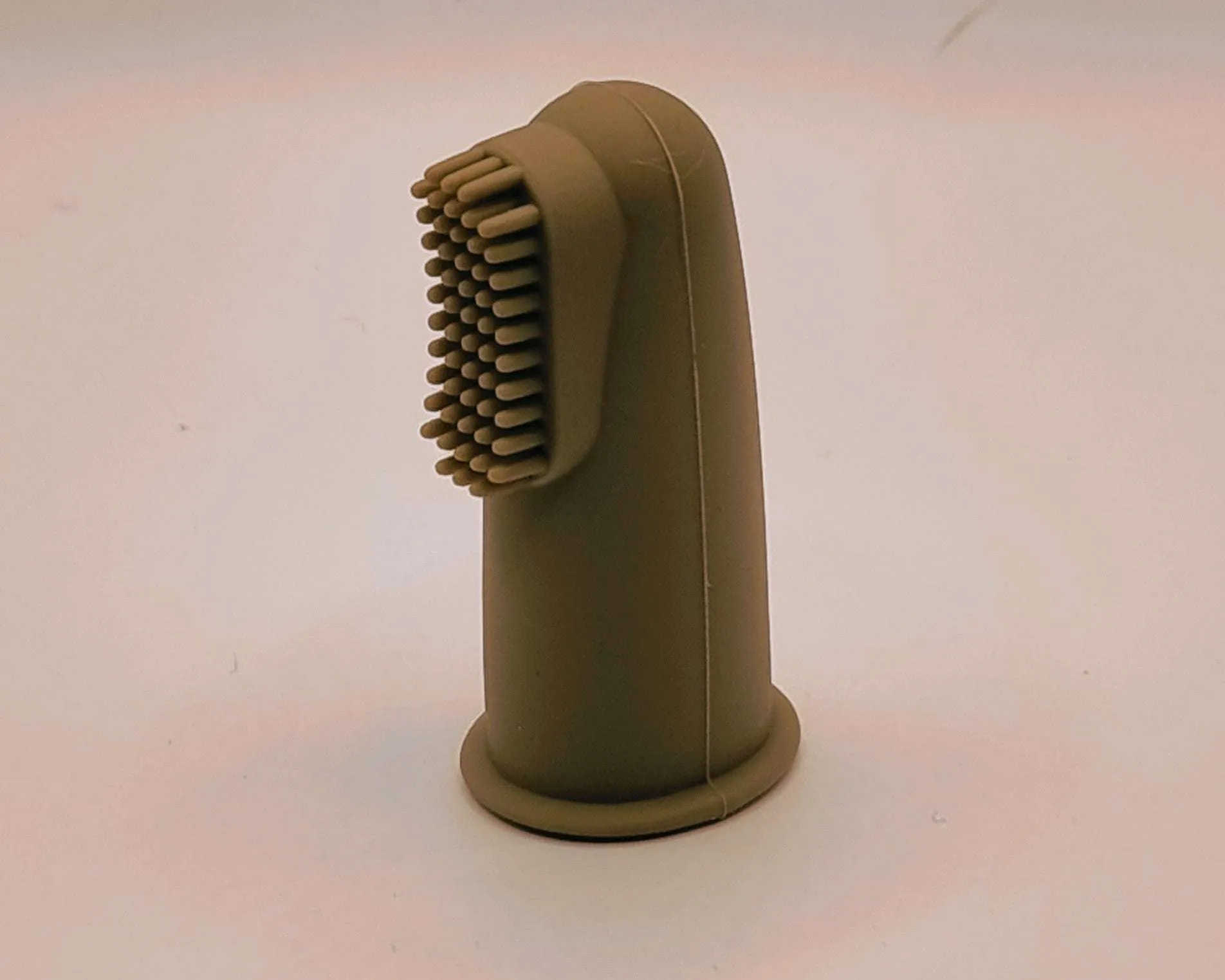 Silicone finger toothbrush