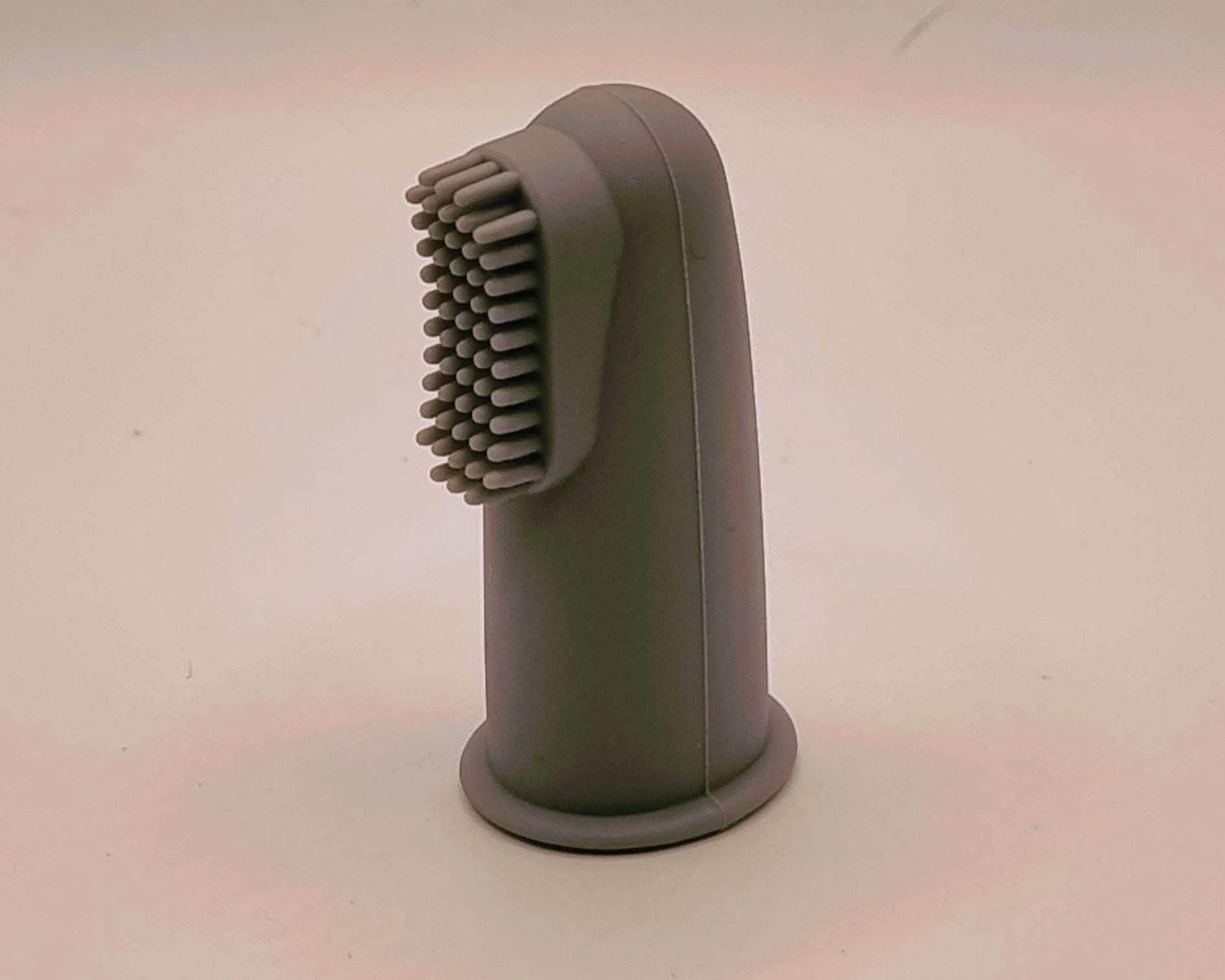 Silicone finger toothbrush