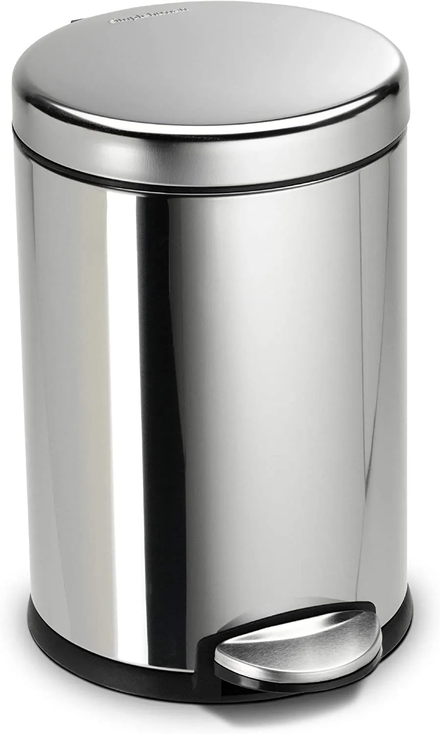 Simplehuman Round Pedal Bin Polished Steel 4.5L