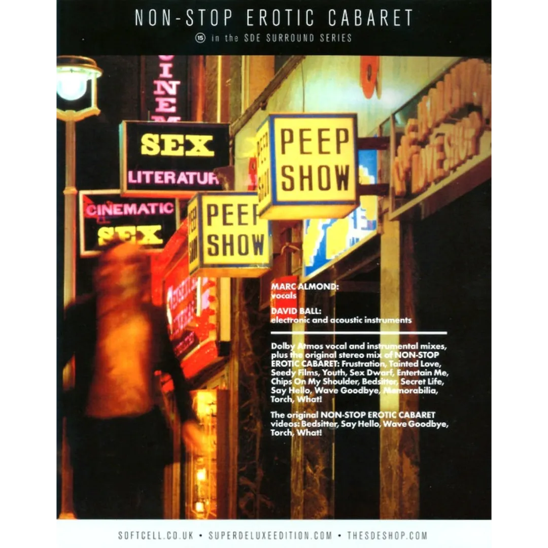 Soft Cell: Non-Stop Erotic Cabaret - Blu-Ray Audio