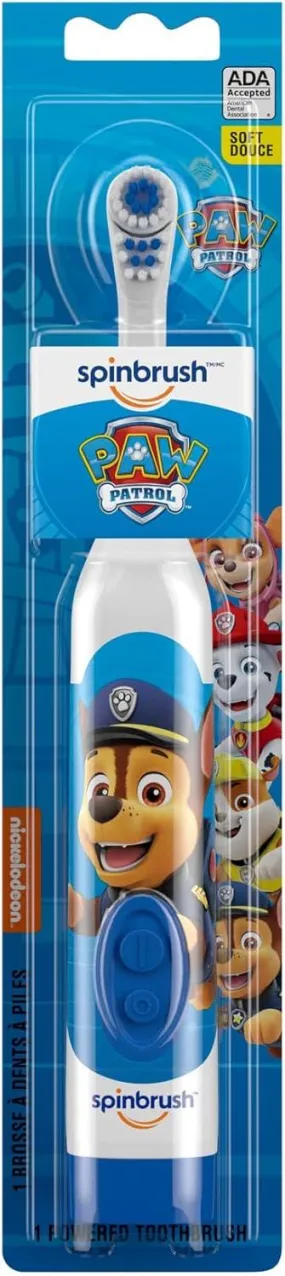 Spinbrush PAW Patrol Kid’s Electric Battery Toothbrush, Soft, 1 count - Chase