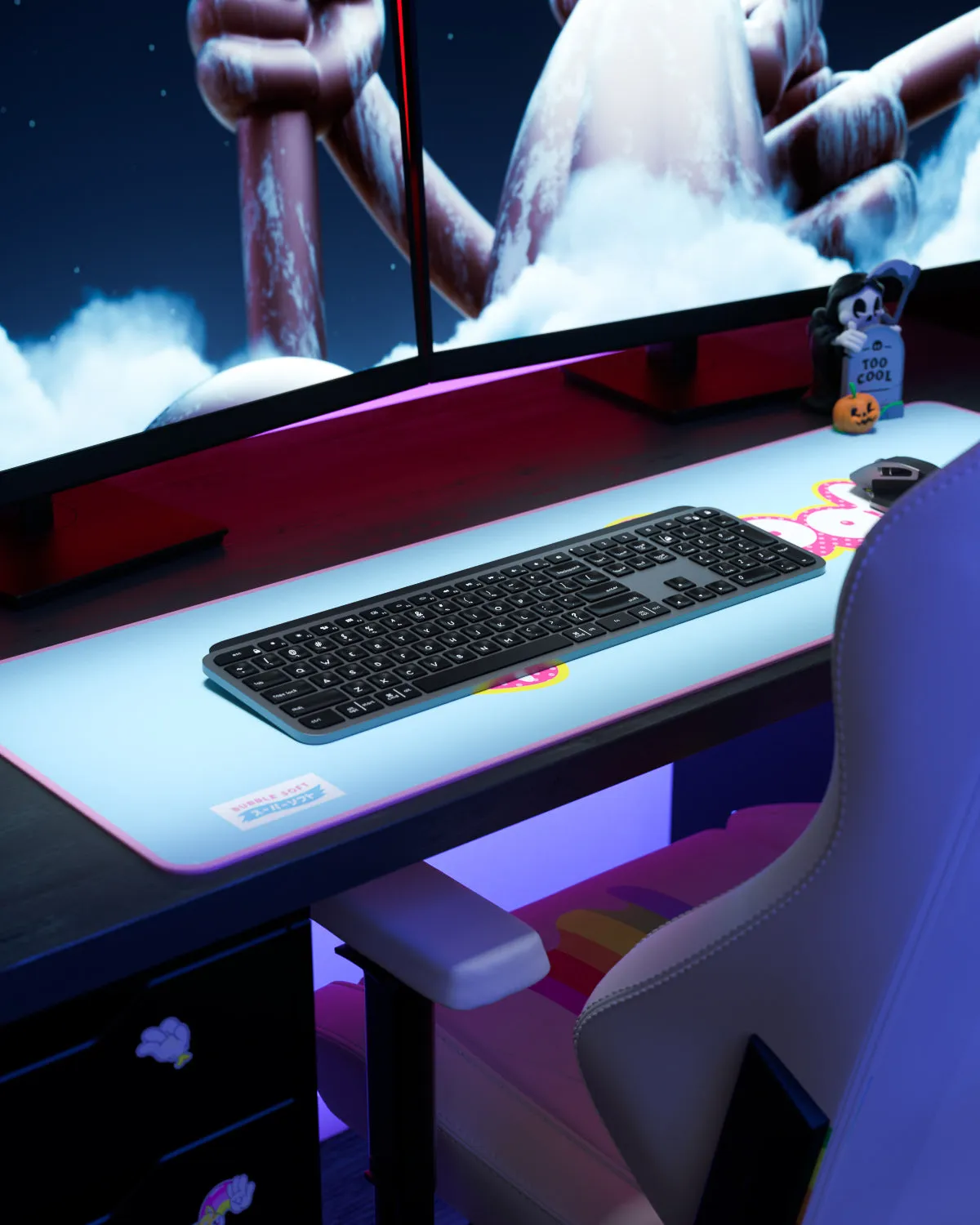 The Bubblegum Desk Mat