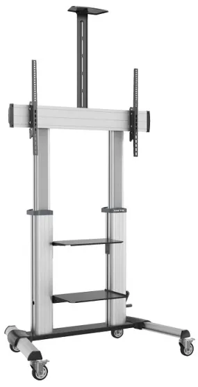 Tripp Lite Safe-IT Heavy-Duty Rolling TV Cart with Height-Adjusting Crank Handle for 60"-100"Displays (On Sale!)