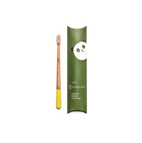 Truthbrush Tiny Bamboo Toothbrush for Children - Cloud White and Sunshine Yellow