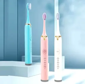 ULTRADENT ECLECTRIC TOOTHBRUSH WITH 2X EXTRA BRUSH-HEADS