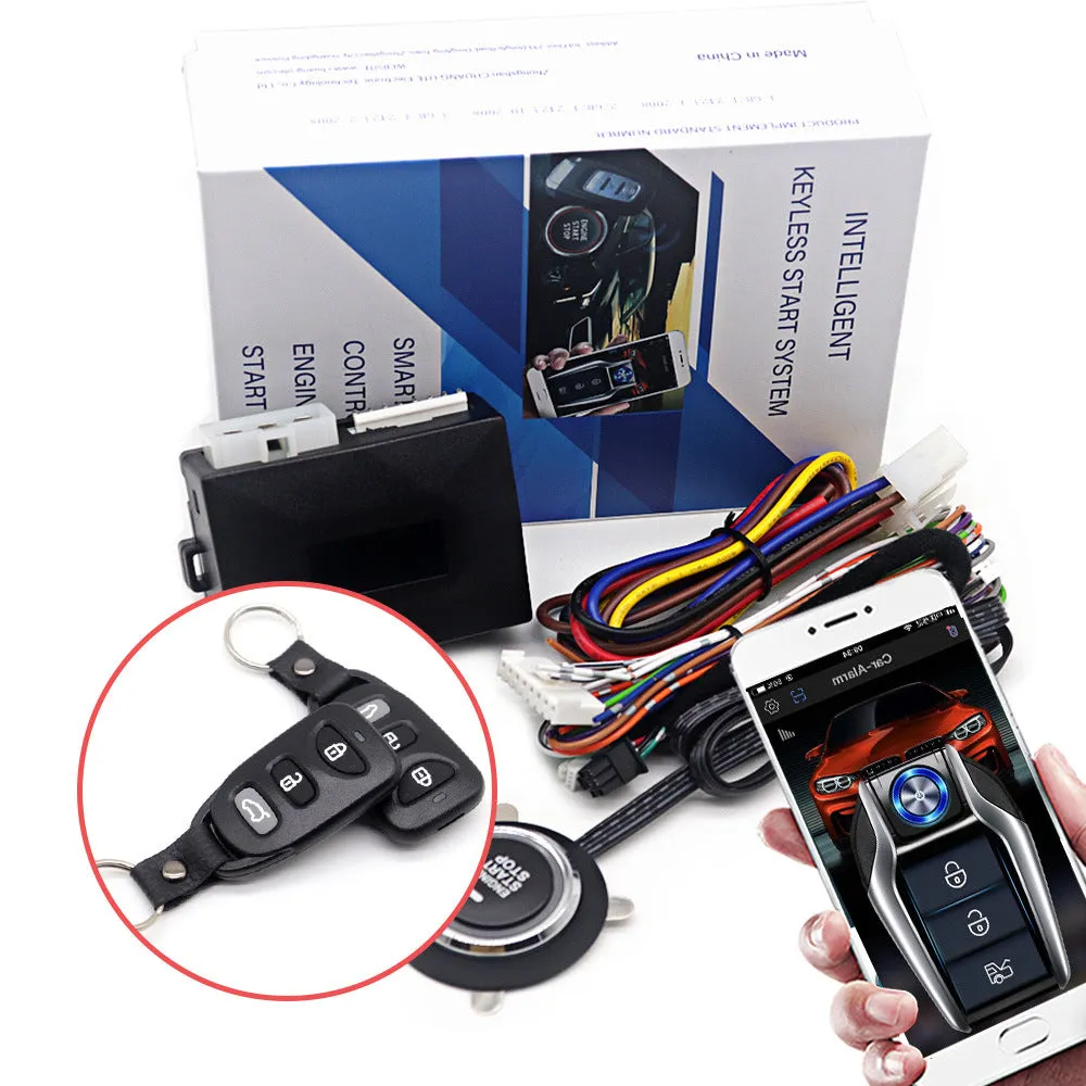 Universal Bluetooth Remote Start Kit | Mobile Phone Control One-Button Start Modification