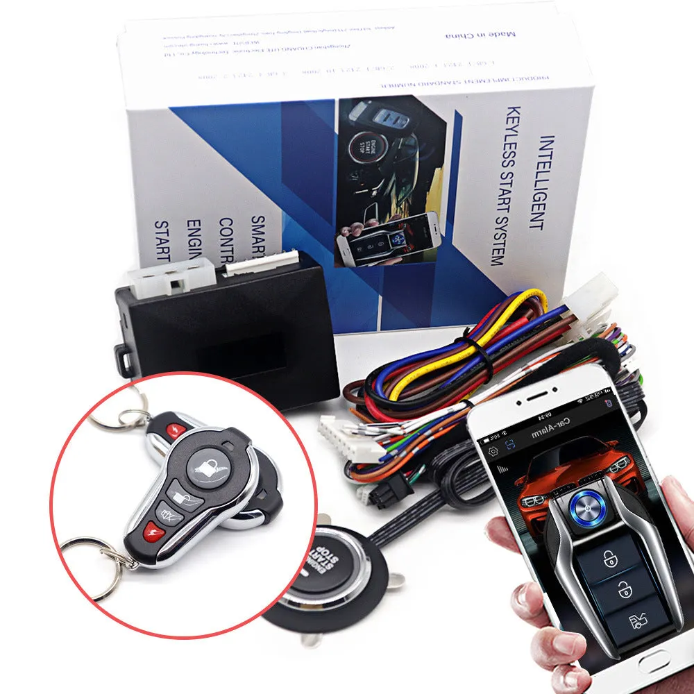 Universal Bluetooth Remote Start Kit | Mobile Phone Control One-Button Start Modification