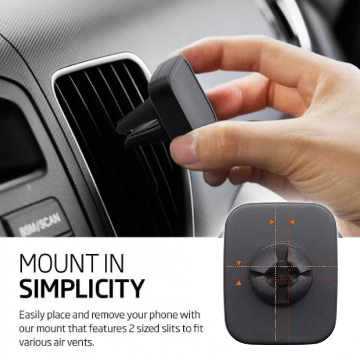 Universal Magnetic Car Vent Mount